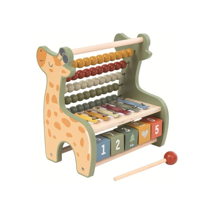 2Kids Toys Multifunkční počítadlo Žirafa