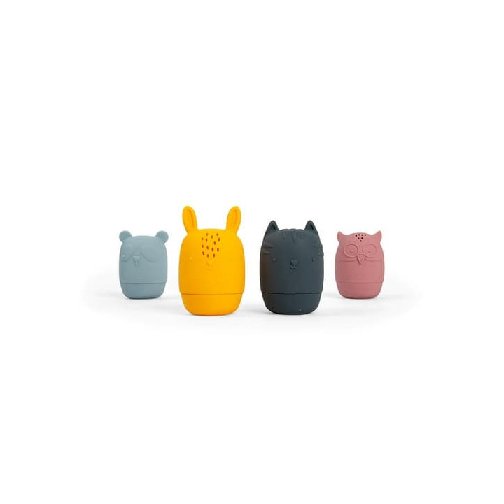 Bigjigs Toys Silikonová mačkací zvířátka do koupele