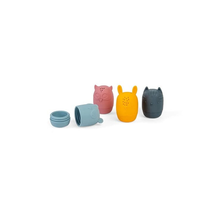Bigjigs Toys Silikonová mačkací zvířátka do koupele
