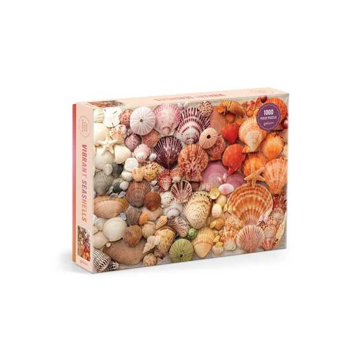 Galison Puzzle Zářivé mušle 1000 dílků