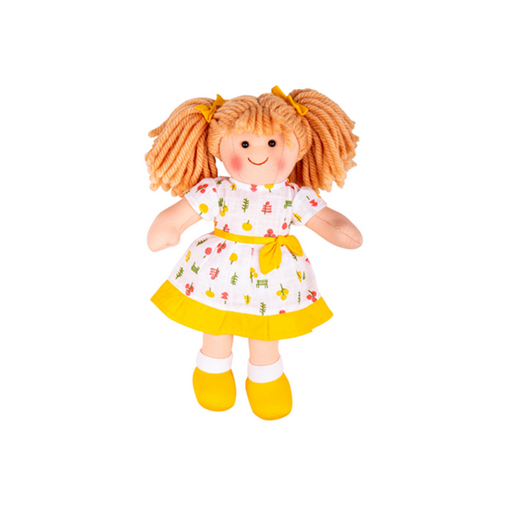 Bigjigs Toys Látková panenka Zoe 28cm