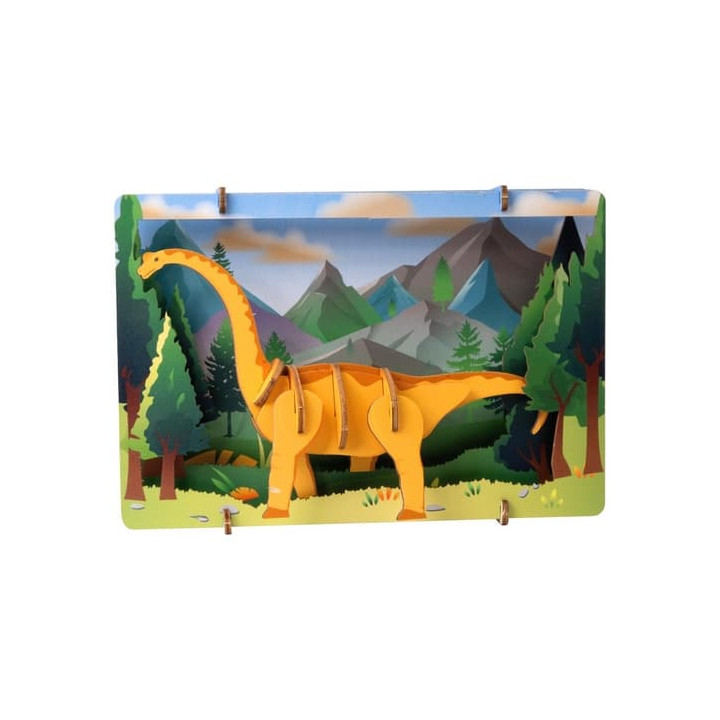 EscapeWelt 3D dřevěné puzzle Brontosaurus