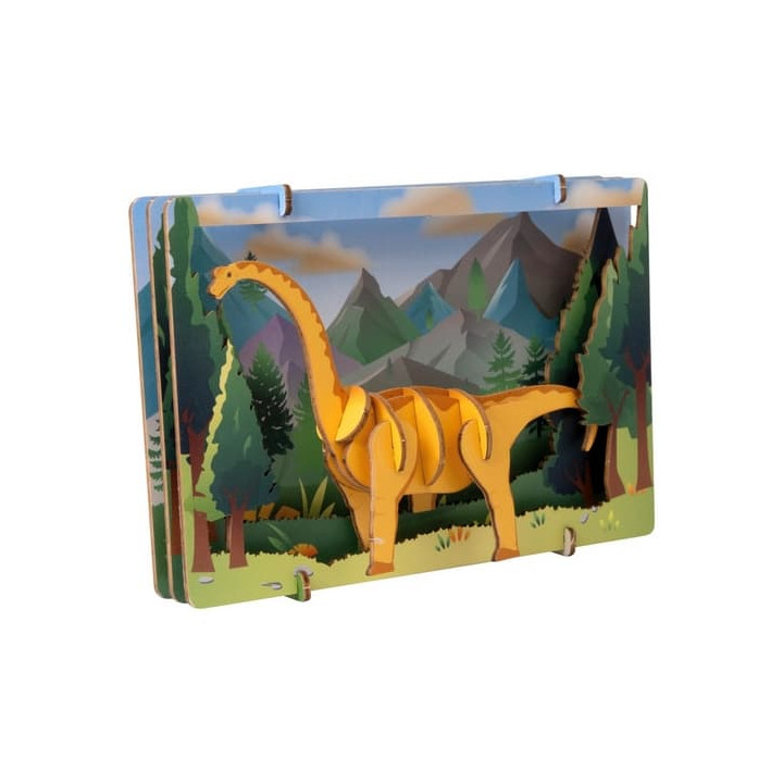 EscapeWelt 3D dřevěné puzzle Brontosaurus