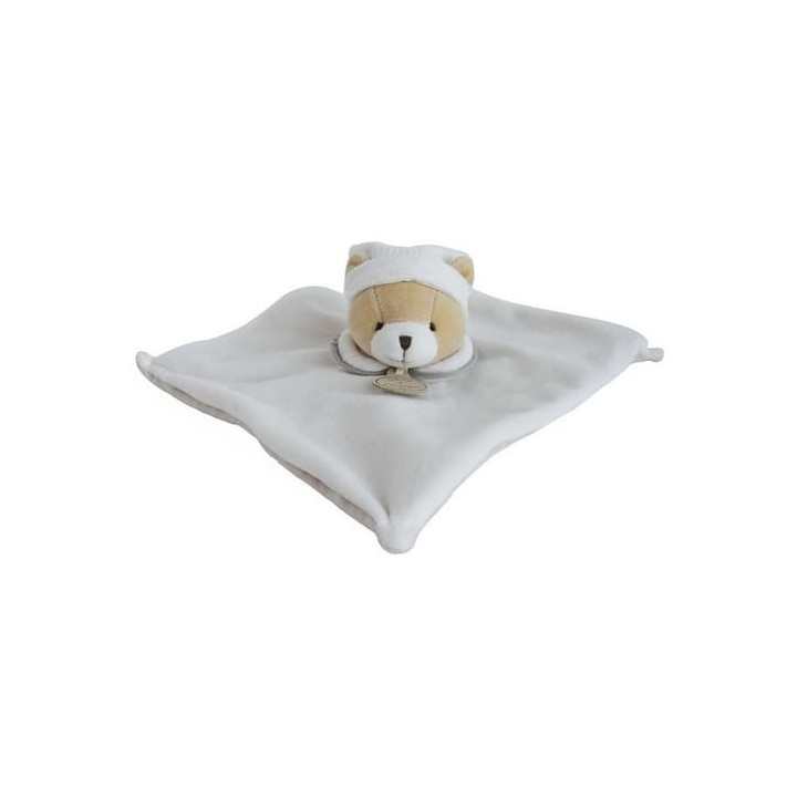 Doudou Dárková sada Plyšový muchláček šedý Medvídek 25 cm