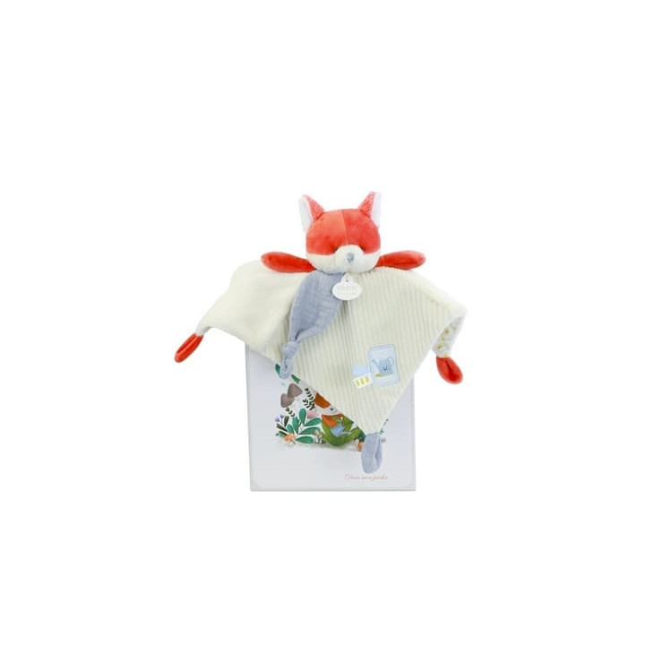 Doudou Dárková sada Plyšový muchláček liška Romarin 27 cm