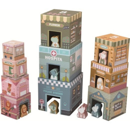 2Kids Toys Skládací věž z kostek City
