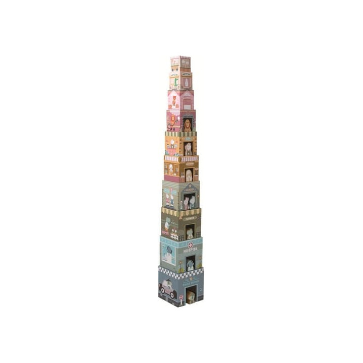 2Kids Toys Skládací věž z kostek City
