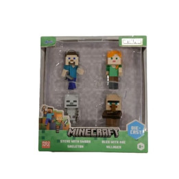 Minecraft Figurky 2,5", sada 4 ks