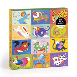 Galison Puzzle Čínský zvěrokruh 500 dílků