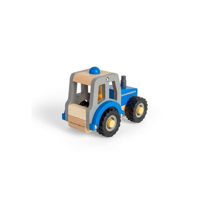 Bigjigs Toys Traktor modrý
