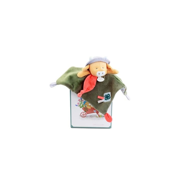 Doudou Dárková sada Plyšový muchláček kravička Aneth 27 cm