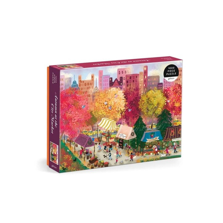 Galison Puzzle Podzim na městském trhu 1000 dílků
