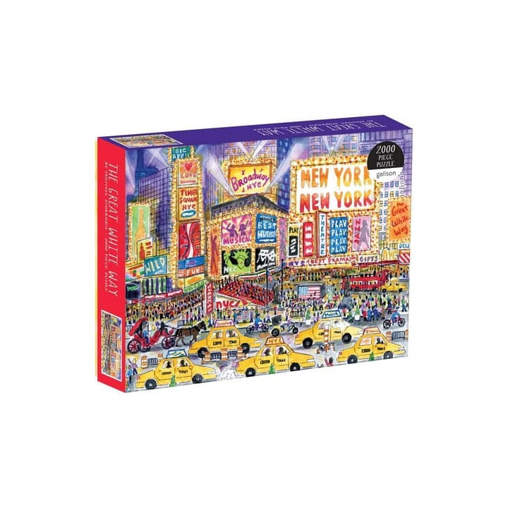 Galison Puzzle Světla na Broadwayi 2000 dílků