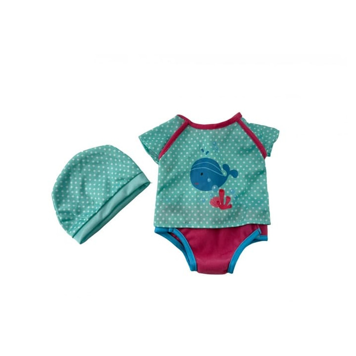 Plejo Oblečení pro panenku 40 - 43 cm body s velrybou