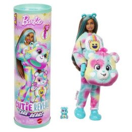BARBIE CUTIE REVEAL BARBIE A STAROSTLIVÍ MEDVÍDCI SÉRIE 2 - MODRÁ