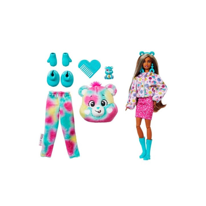BARBIE CUTIE REVEAL BARBIE A STAROSTLIVÍ MEDVÍDCI SÉRIE 2 - MODRÁ