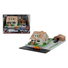 Rychle a zběsile Nanodiorama Dominikův dům s autíčky