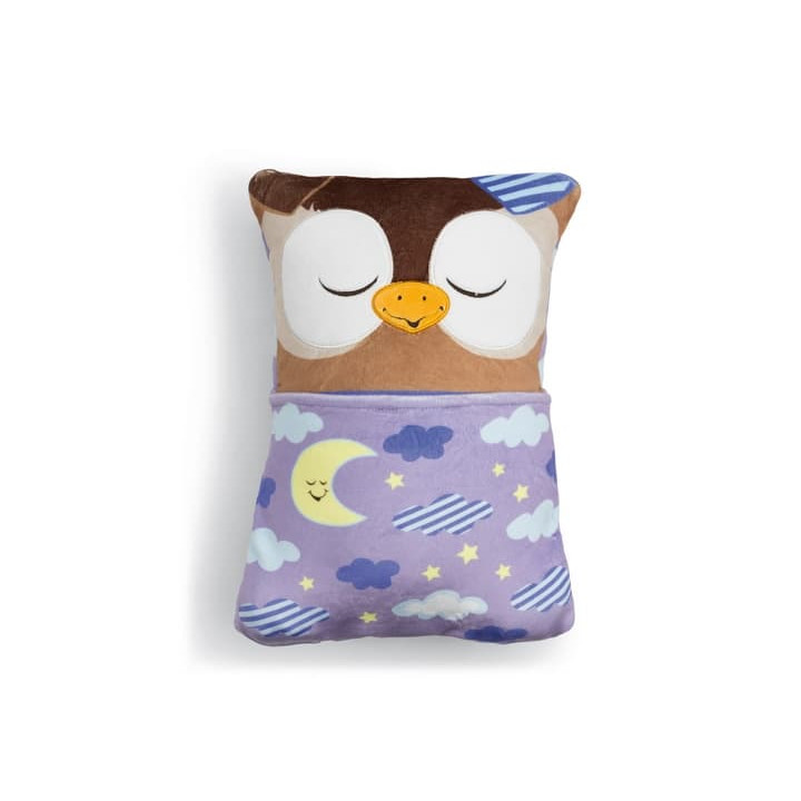 NICI Cosidoos plyš Sova oboustranný motiv 30x20cm