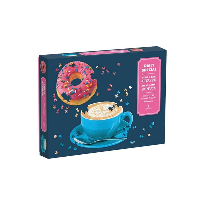Galison Speciální sada puzzle 2v1 625 dílků