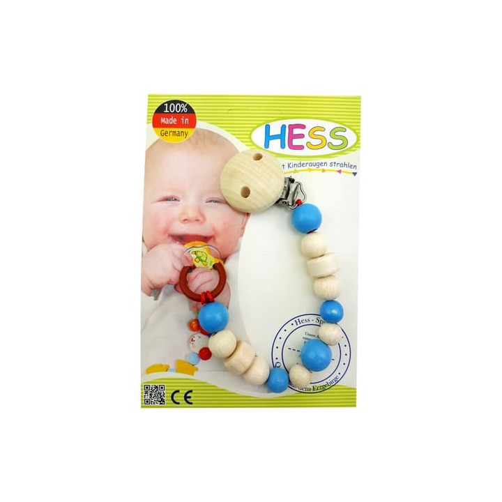 Hess Klips na dudlík světle modrý