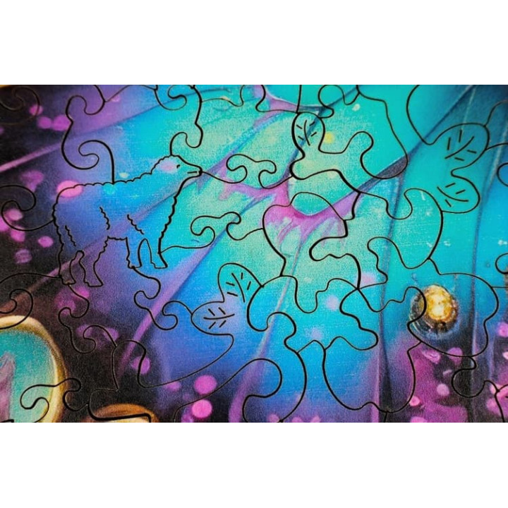 EscapeWelt Dřevěné puzzle Motýl 300 dílků