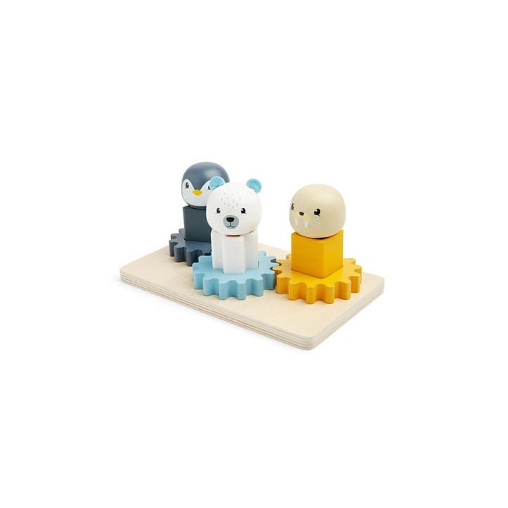 Bigjigs Toys Motorická deska Artic