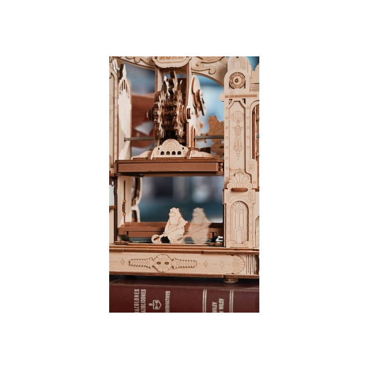 RoboTime 3D dřevěné mechanické puzzle Tiskařský lis