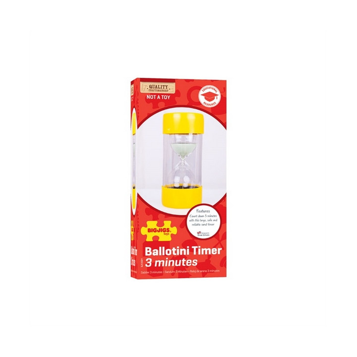 Bigjigs Toys přesýpací hodiny 3 minuty