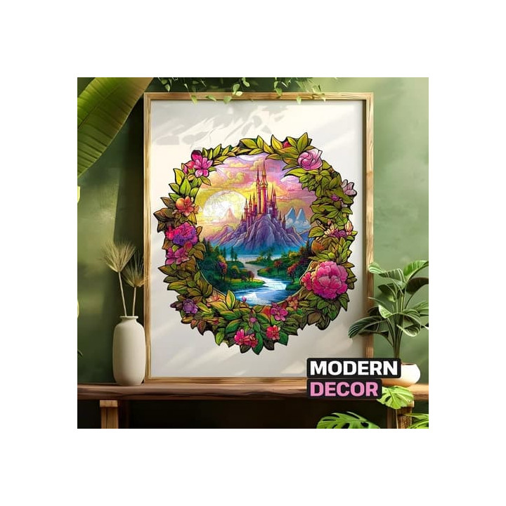 EscapeWelt Dřevěné puzzle Kouzelný les 200 dílků