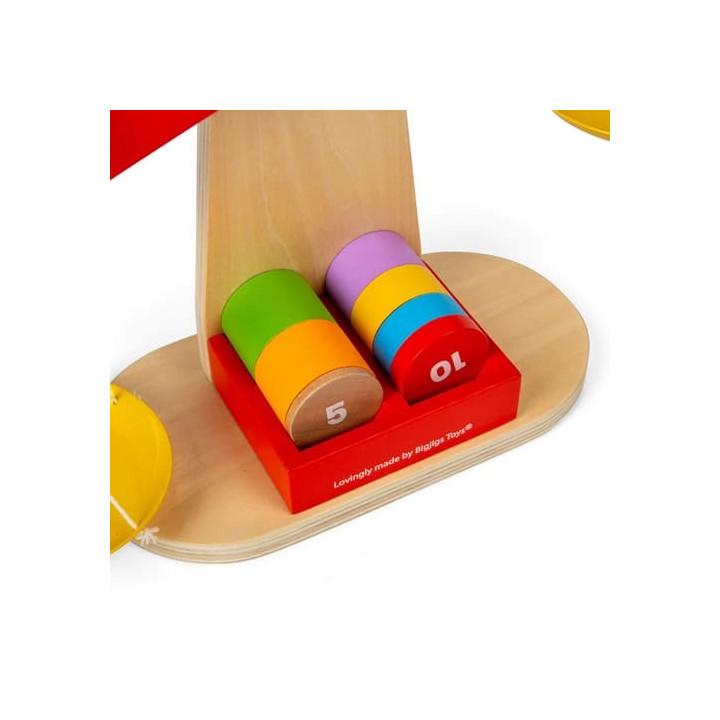 Bigjigs Toys Váha s vyvažovacím závažím