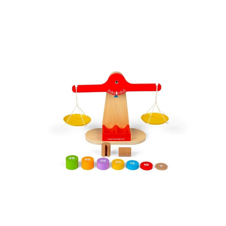 Bigjigs Toys Váha s vyvažovacím závažím