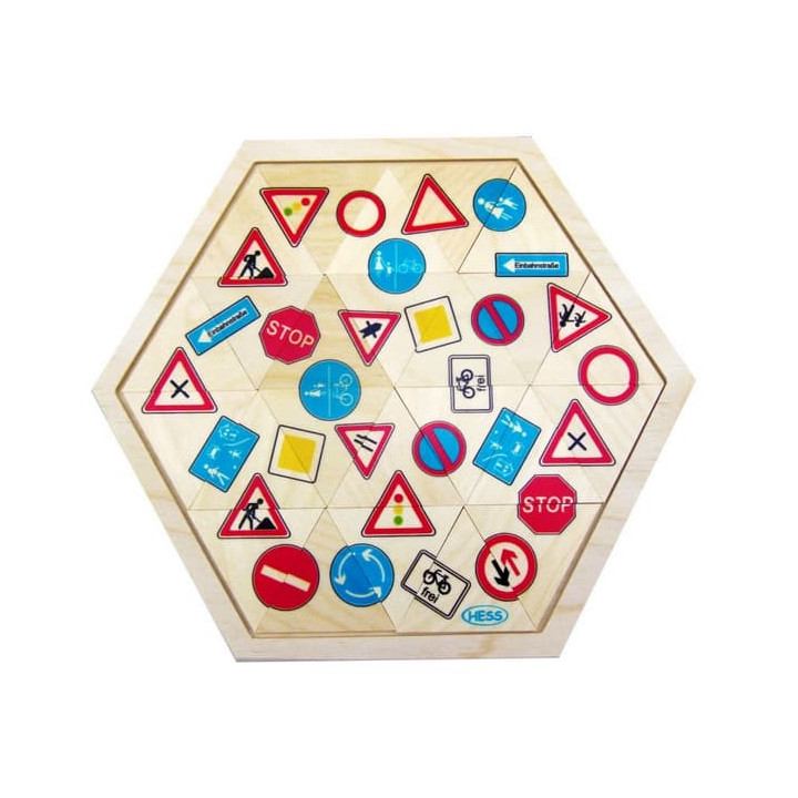Hess Puzzle mozaika Dopravní značky 24 dílků