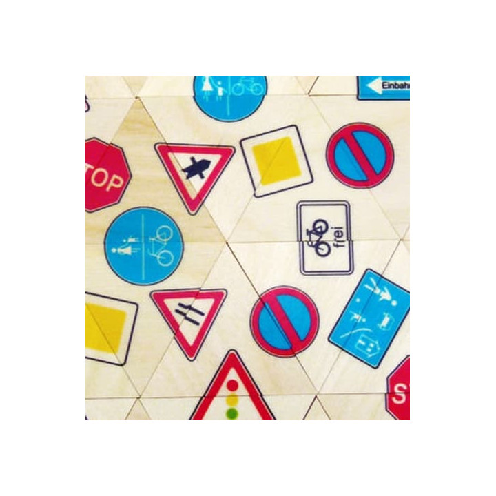 Hess Puzzle mozaika Dopravní značky 24 dílků