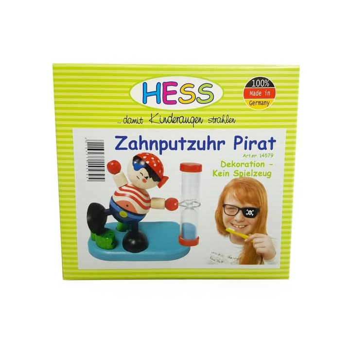 Hess Přesýpací hodiny pirát pro měření doby čištění zubů