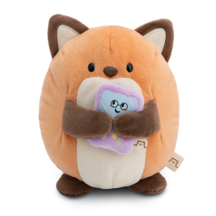 NICI plyš MyMochi Liška Geeks 16cm s videohrou v dárkovém balení,11x12x6,5cm