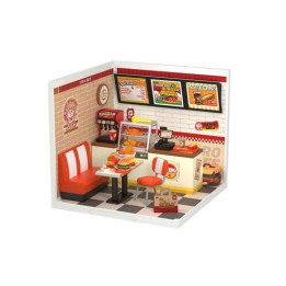 RoboTime Miniatura domečku Restaurace Mňam, mňam burger