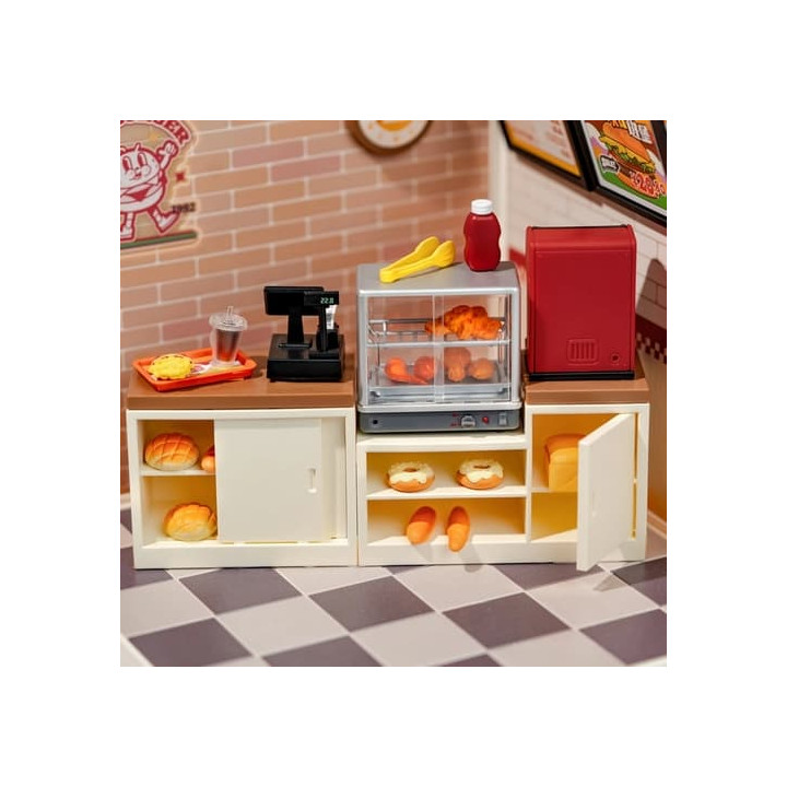 RoboTime Miniatura domečku Restaurace Mňam, mňam burger