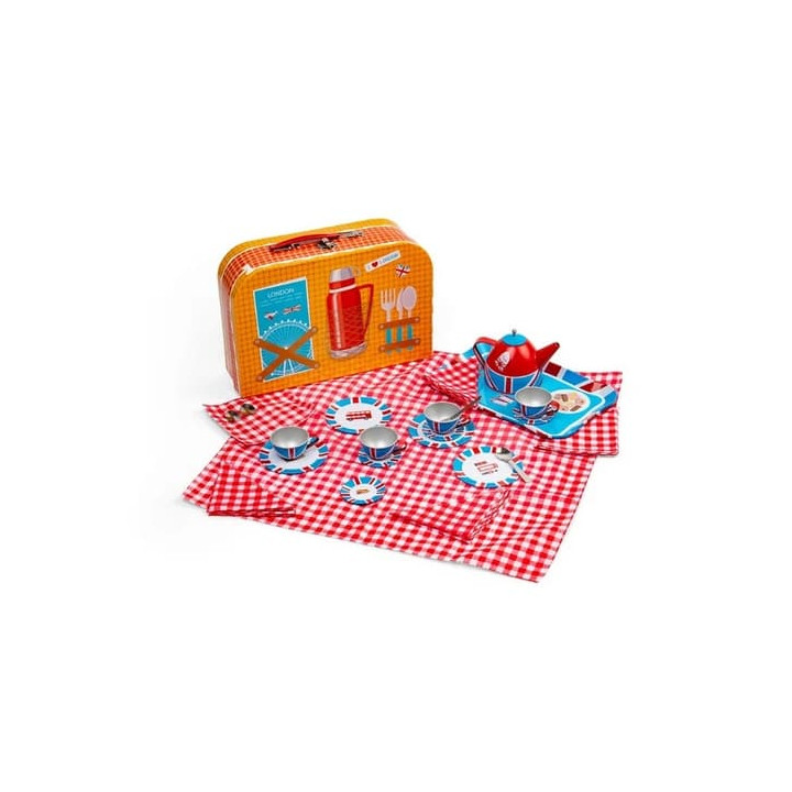 Bigjigs Toys Čajová sada v kufříku Londýn
