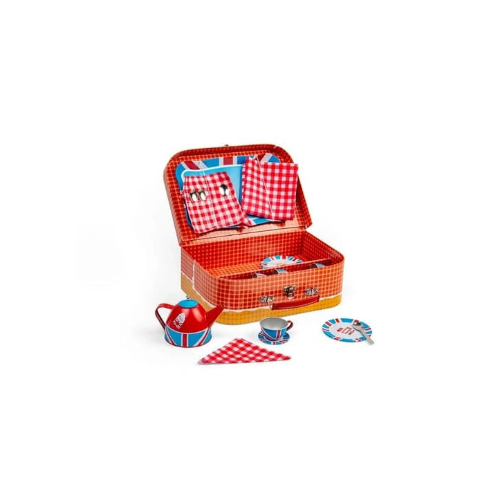 Bigjigs Toys Čajová sada v kufříku Londýn