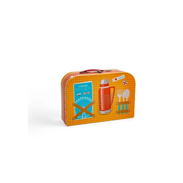 Bigjigs Toys Čajová sada v kufříku Londýn
