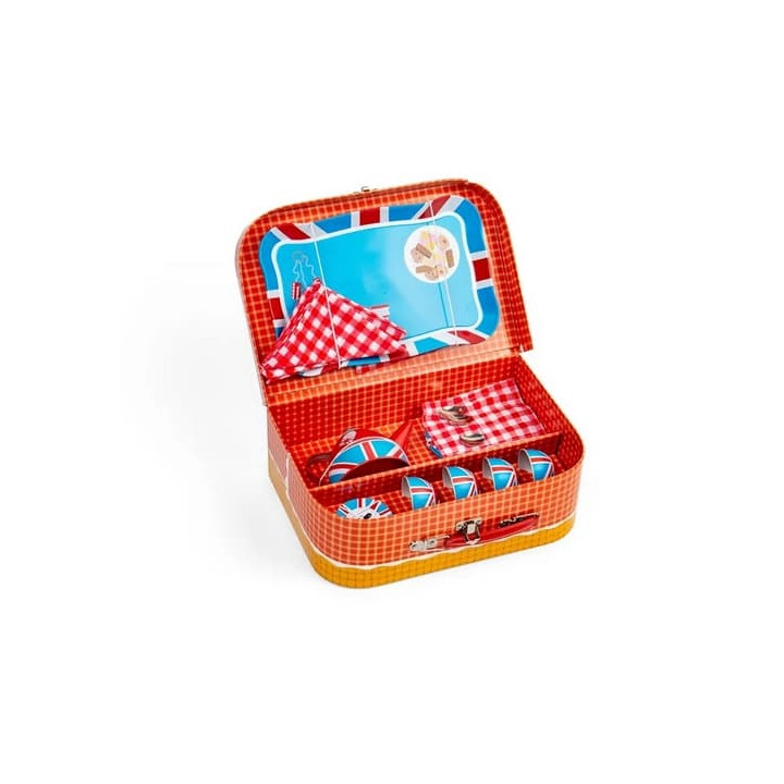 Bigjigs Toys Čajová sada v kufříku Londýn