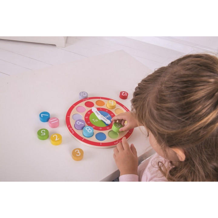 Bigjigs Toys Edukativní hodiny anglické