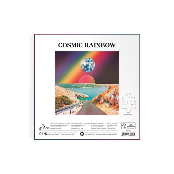 Galison Puzzle Kosmická duha 500 dílků