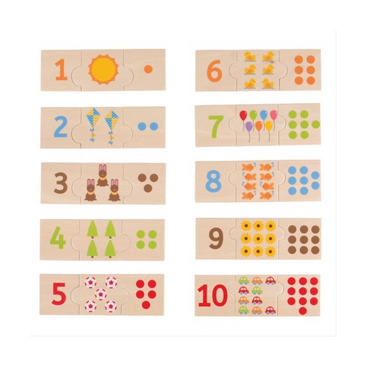 Bigjigs Toys Edukativní puzzle počítání