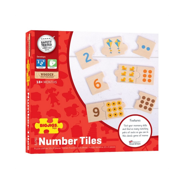 Bigjigs Toys Edukativní puzzle počítání