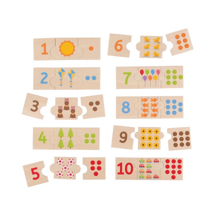 Bigjigs Toys Edukativní puzzle počítání