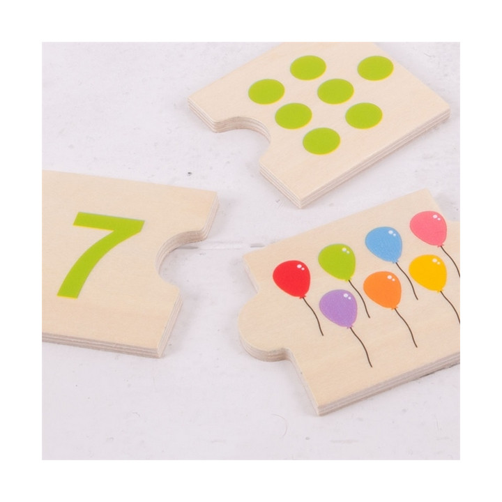 Bigjigs Toys Edukativní puzzle počítání