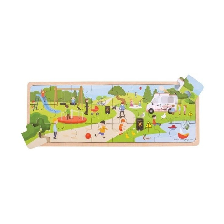Bigjigs Toys puzzle - V parku