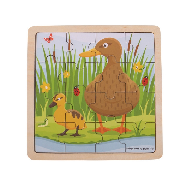Bigjigs Toys puzzle - Kačenka s kačátkem