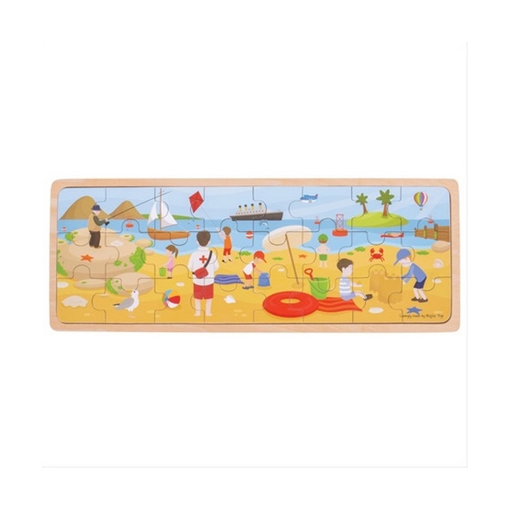 Bigjigs Toys puzzle - Na pláži